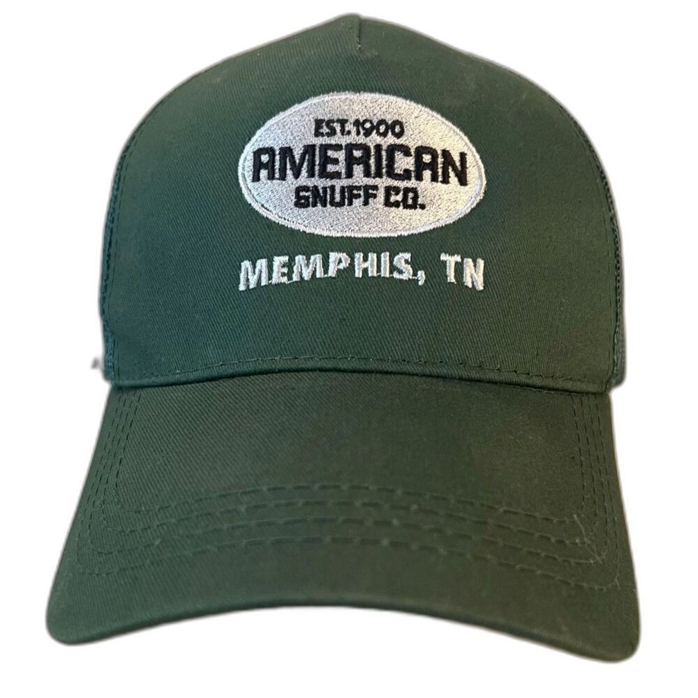 1990s Deadstock Vintage American Snuff Company Baseball Hat Cap Memphis TN OSFA